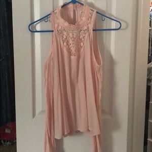 long sleeve pink shirt